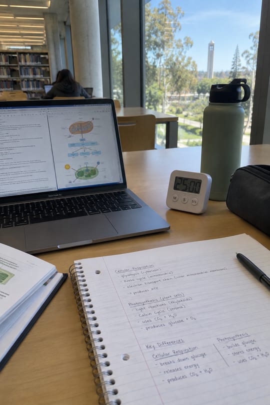 Study with me: finals week