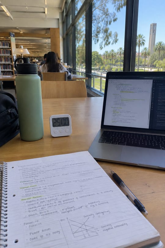 Study with me: finals week