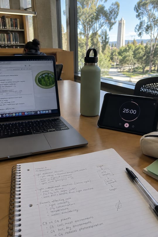 Study with me: finals week
