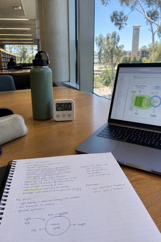 Study with me: finals week